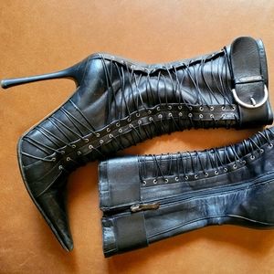 Gianmarco Lorenzi leather boots